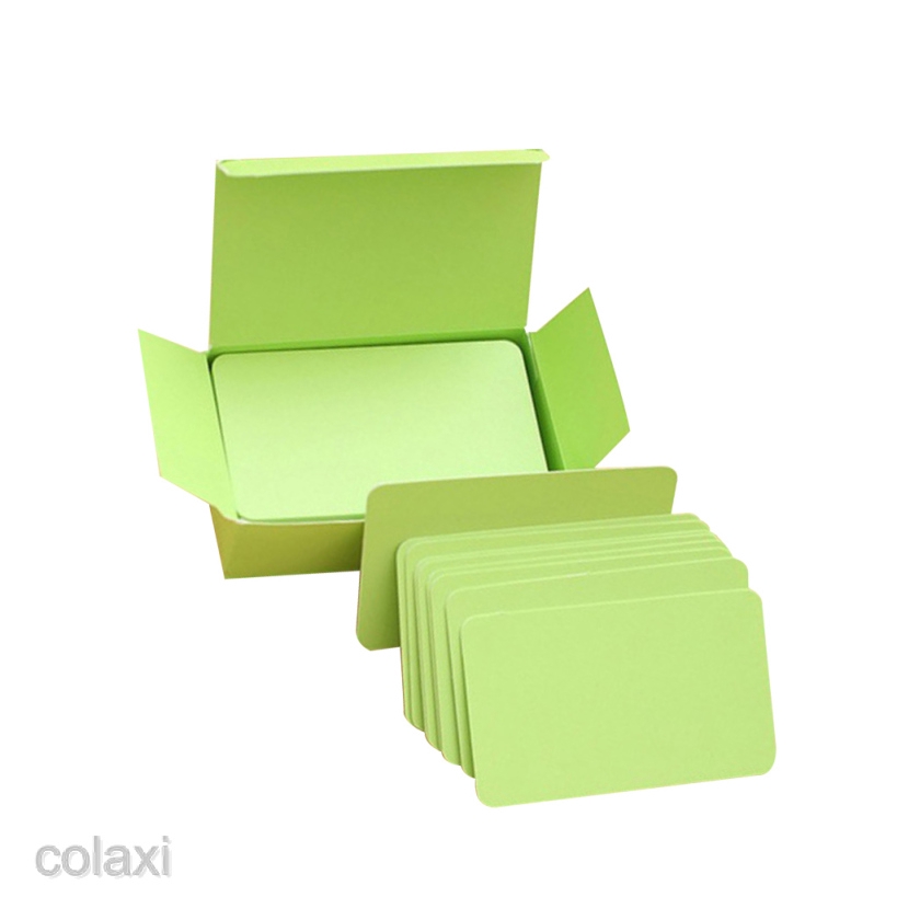 [COLAXI] Paper Blank Index Flash Cards DIY Greeting Quick Message, 90 Sheets