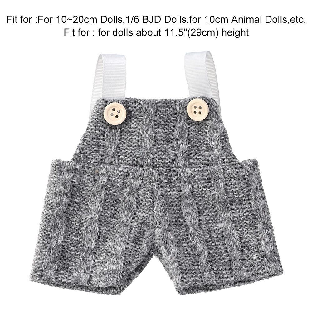 Áo khoác len thời trang mùa đông cho búp bê BJD 10~20cm tỉ lệ 1/6