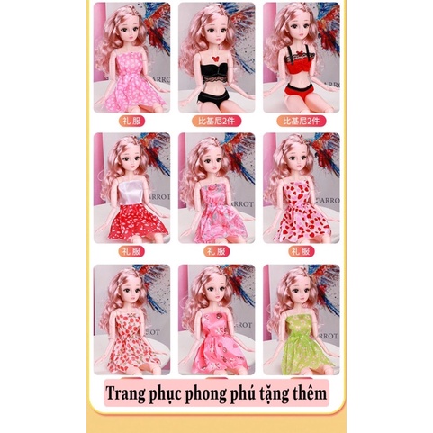 &lt;GIÁ HUỶ DIỆT&gt;  Búp bê Barbie phát nhạc có điều khiển thông minh kèm phụ kiện