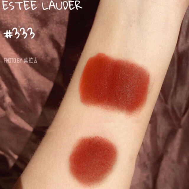 Son Estee Lauder Unbox màu 333 đỏ cam cháy tester