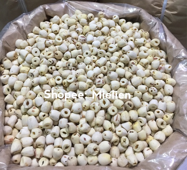 1Kg hạt sen khô + 1 gói trà cỏ ngọt thay thế đường/táo đen | BigBuy360 - bigbuy360.vn