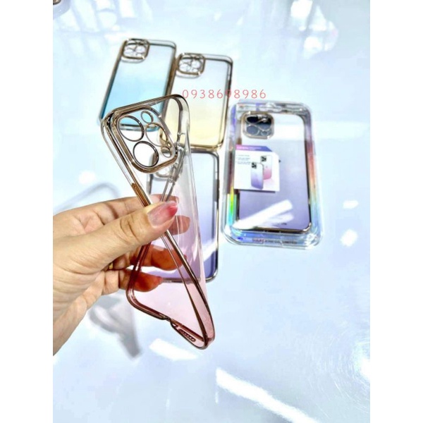 Ốp lưng dẻo Sulada đổi màu bảo vệ camera iPhone 13, 13 Pro, 13 Pro max, 12 Pro, 12 Pro max , 11 pro max