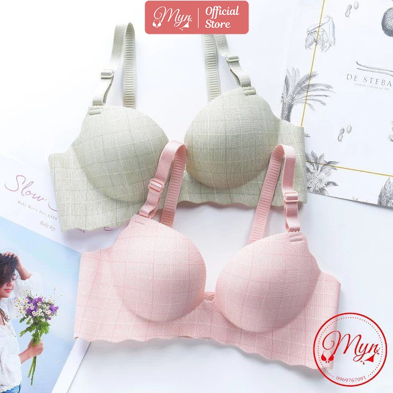 ÁO LÓT SU KẺ CAO CẤP ĐẨY NGỰC TẠO KHE CUỐN HÚT A 04 MYN_UNDERWEAR