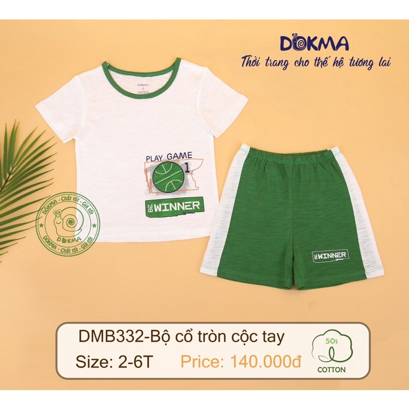 Bộ cotton xước Dokma mềm, mát