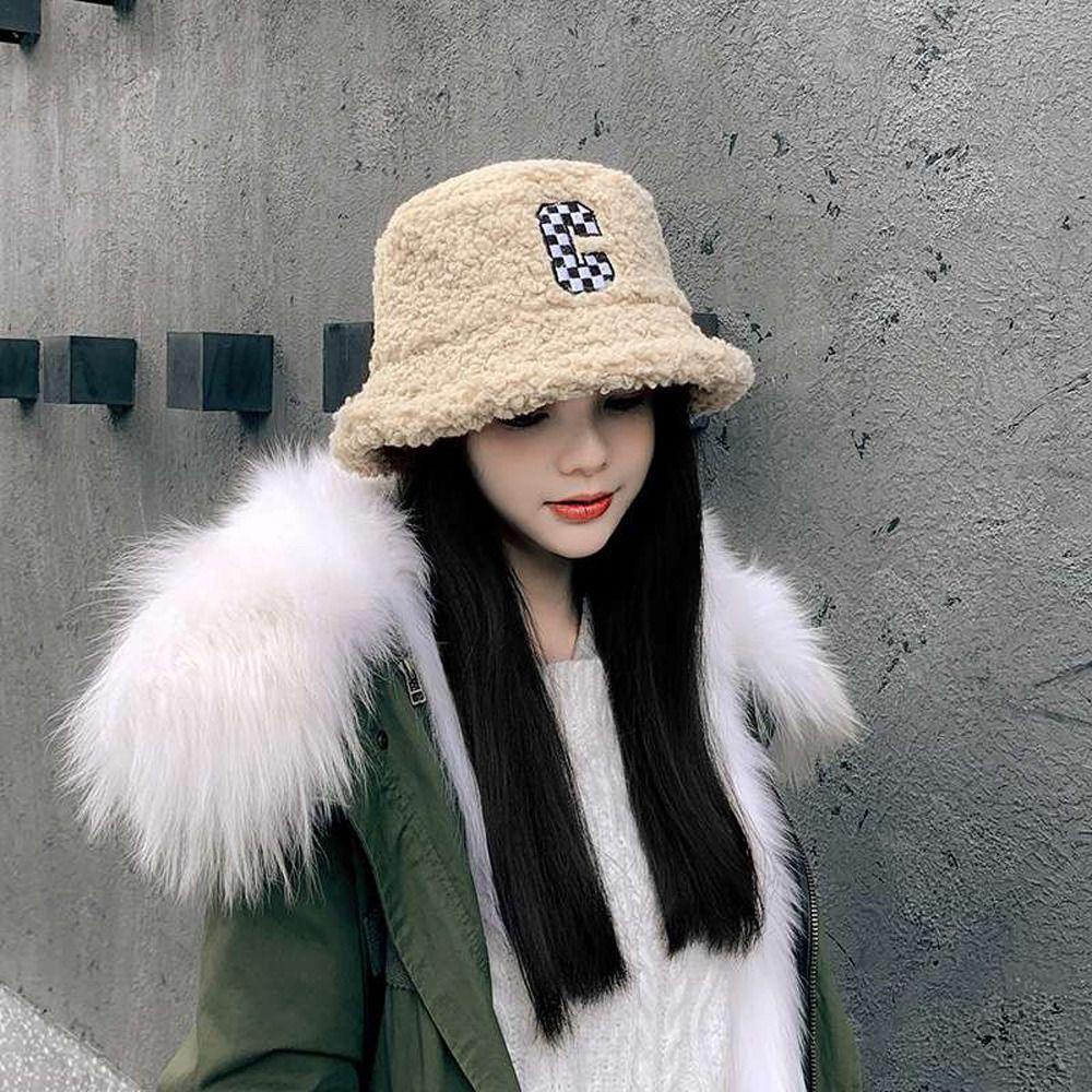 Nón Tai Bèo Đan Len Lông Cừu Mềm Mại Chống Lạnh Thêu Chữ Dễ Thương Cho Bé Gái