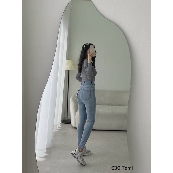 QUẦN JEANS ÔM LƯNG CAO KIỂU dáng hàn quốc | BigBuy360 - bigbuy360.vn