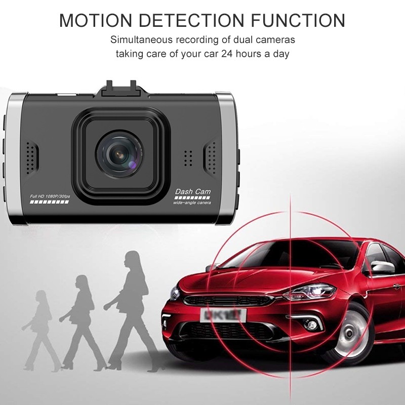 3 Inch Dual Lens Driving Recorder Starlight Night Vision Driving Recorder | WebRaoVat - webraovat.net.vn