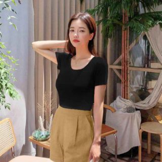 Quần short đũi lưng cao