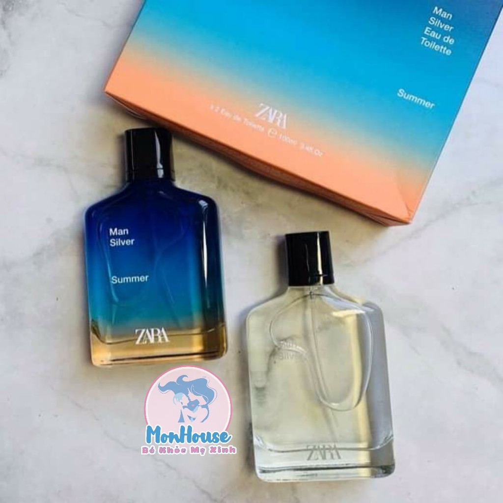SET NƯỚC HOA ZARA MAN SLIVER - SLIVER SUMER (HÀNG CHÂU ÂU) | BigBuy360 - bigbuy360.vn