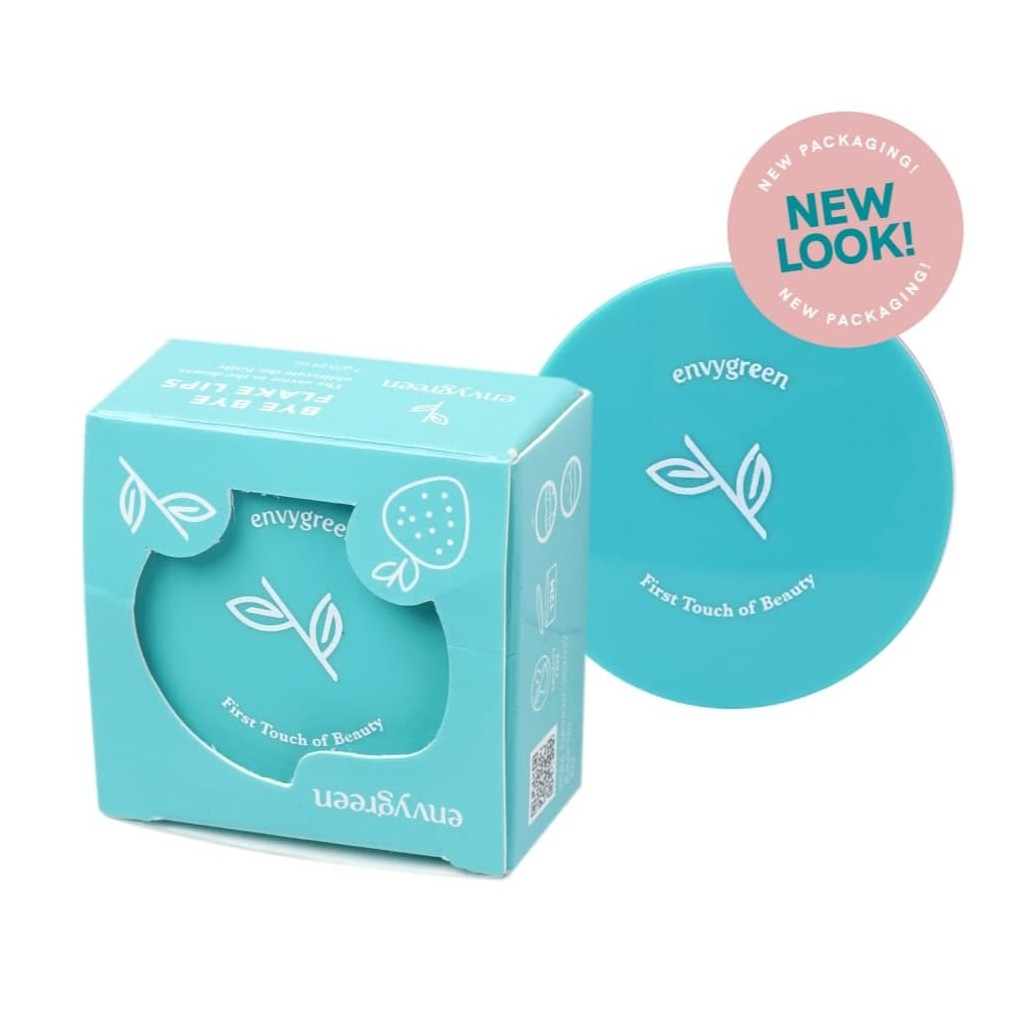 (Hàng Mới Về) Mặt Nạ Môi Tẩy Tế Bào Chết Hương Dâu Tây / Envygreen Màu Đen