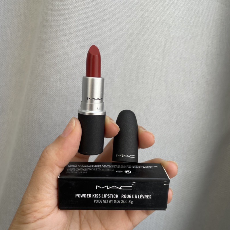 Son MAC Powder Kiss Lipstick Rouge À Lèvres mini size 1.8g