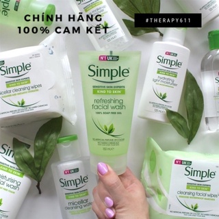 ..::✨Sữa Rửa Mặt Dạng Gel Simple Kind To Skin Refreshing Facial Wash Gel✨::..