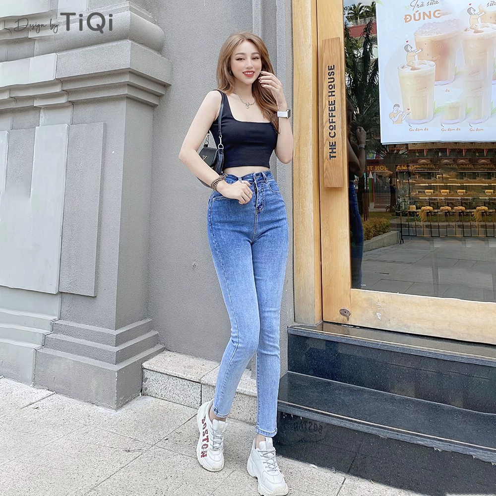 Quần Jean Nữ Skinny Lưng Cao Form Ôm Màu Ombre TiQi Jeans G1-01 | BigBuy360 - bigbuy360.vn