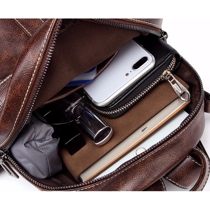 Ba Lô Da Thời Trang Phong Cách Hàn Quốc Dành Cho Nữ