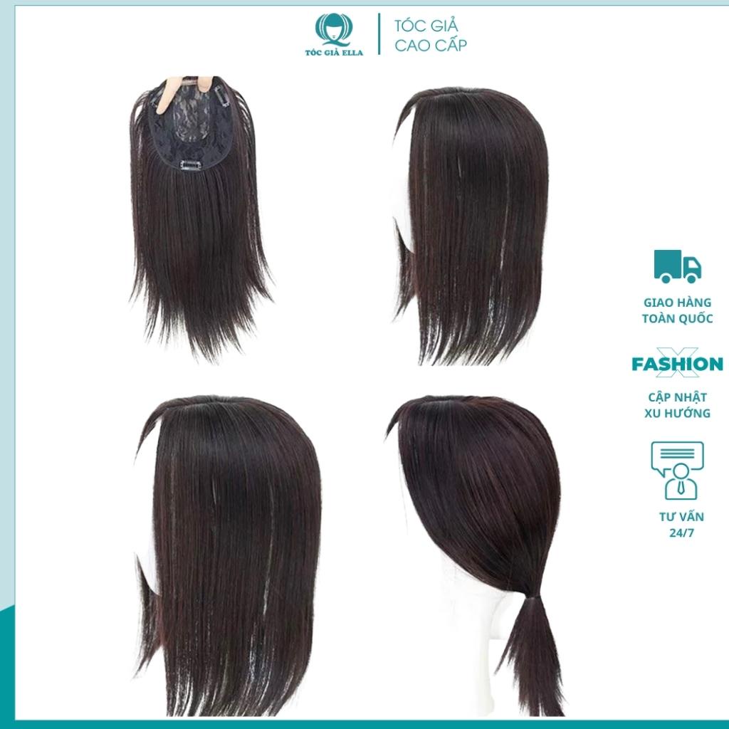 Tóc giả nữ đẹp ❤️FREESHIP❤️ Tóc giả che hói mái dài