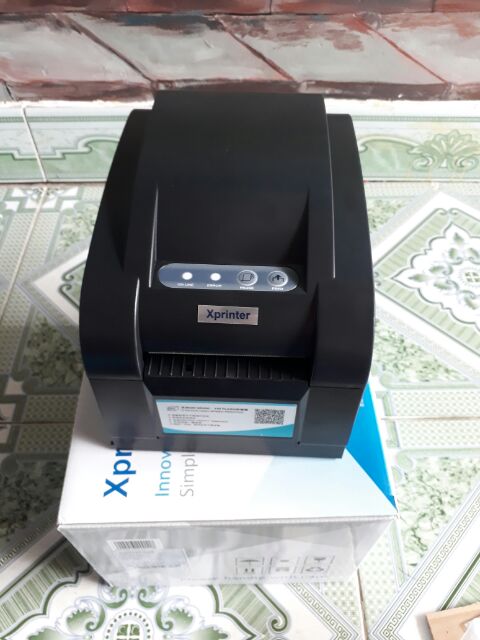 Rẻ nhất VN. Máy in mã vạch Xprinter XP 350B - Bán rẻ như bán buôn số lượng 100 con khổ giấy K80