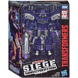 Mô hình thủ lĩnh Cybertron Transformer - Siege Leader Class WFC-S14 Shockwave Action Figure