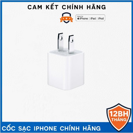 [BH 12 tháng - 1 đổi 1] Cốc sạc iPhone chính hãng Apple