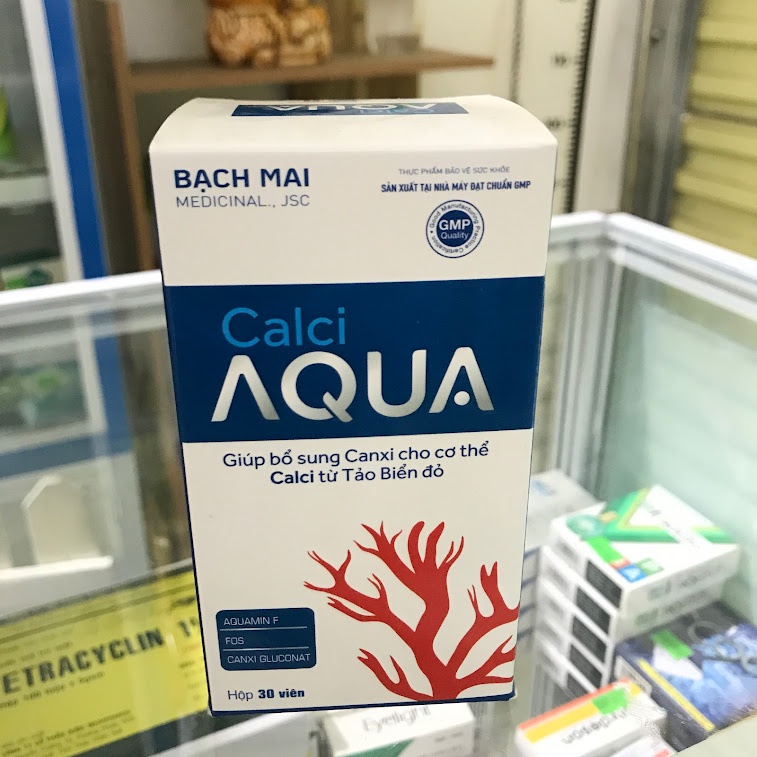 ✅ Viên uống canxi cho người lớn Calci Aqua bổ sung canxi cho trẻ, bà bầu, cho con bú, người già loãng xương