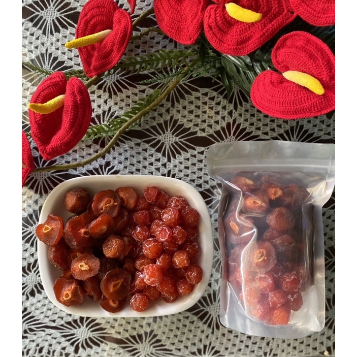 Ô mai mix 2 loại mận cơm + đào bổ hộp 500G
