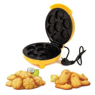 Nướng bánh hình thú, máy nướng bánh 7 khuôn, nướng bánh nhanh,tạo ra những chiếc bánh dễ thương cute