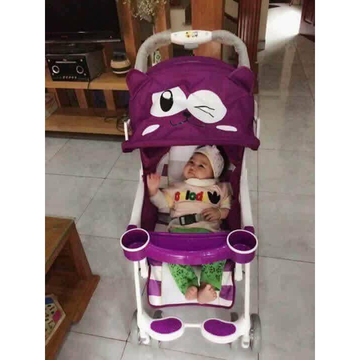 XE ĐẨY MẮT 1 CHIỀU 3 TƯ THẾ CHO BÉ