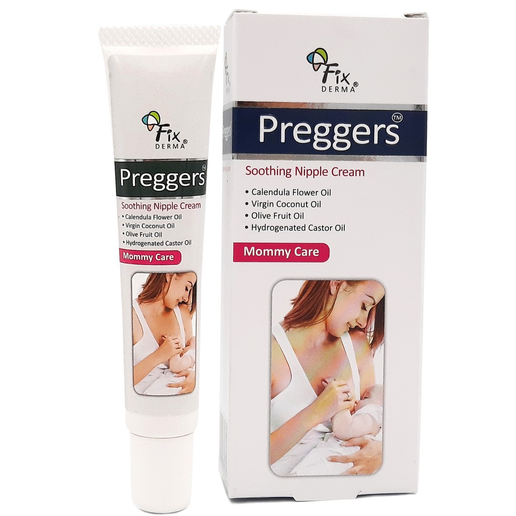 Kem Dưỡng Ẩm Mềm Da Núm Vú Mẹ Cho Con Bú Fixderma Preggers Soothing Nipple Cream 20g