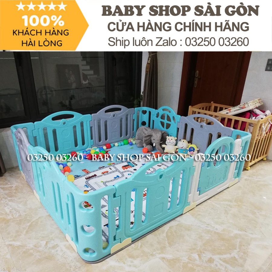 Quây bóng nhựa Hàn Quốc Newber Kitty bo góc cao cấp 1m3x2m ( Siêu dày dặn - Quây cũi Siêu chắc chắn)