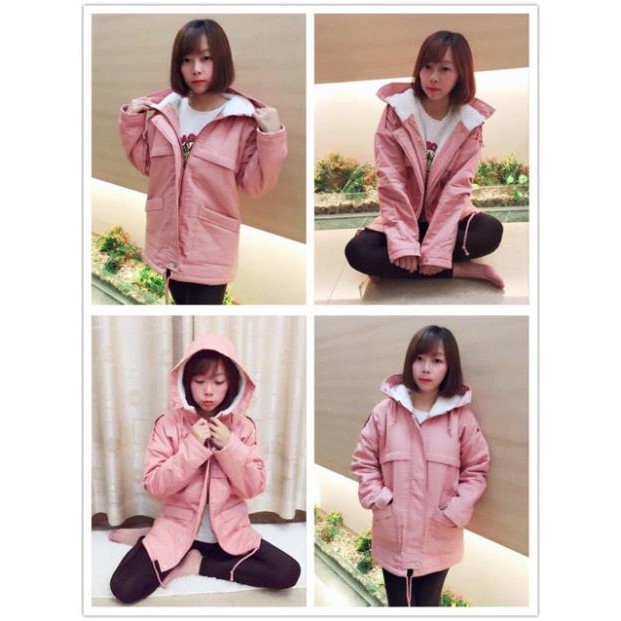 Xưởng gia công áo cao cấp  ÁO KHOÁC GIÓ PHAO ẤM LÓT LÔNG SIÊU PHẨM MÙA LẠNH CÓ UP VIDEO HÀNG THẬT Áo khoác đẹp