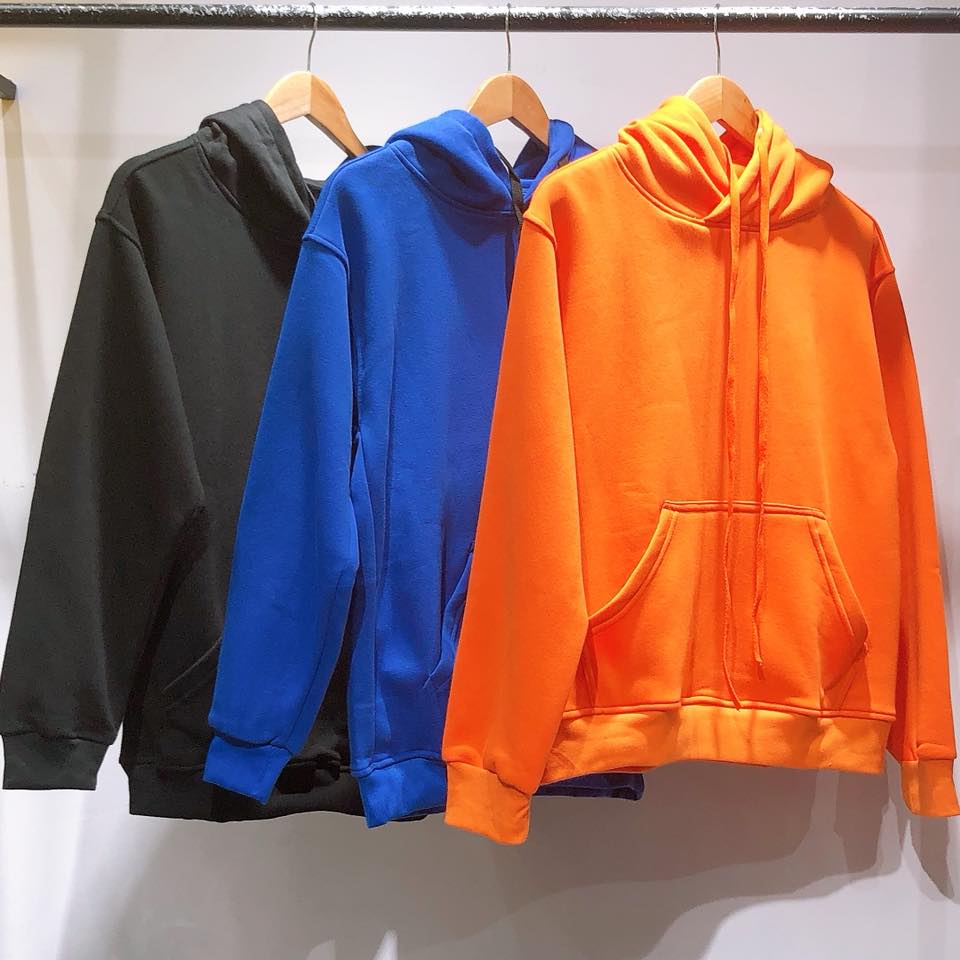 Áo Hoodie nỉ bông Trơn ❤️/Nam nữ unisex_ZoZo