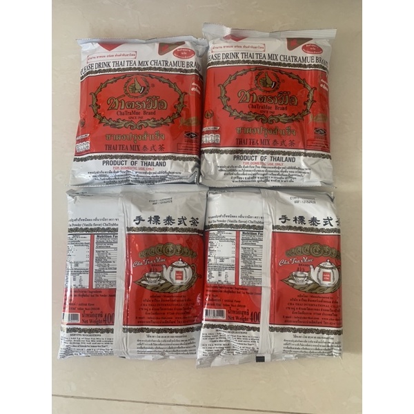 Trà Thái Đỏ Freeship - Hàng chính hãng Thái Lan 400gr/gói