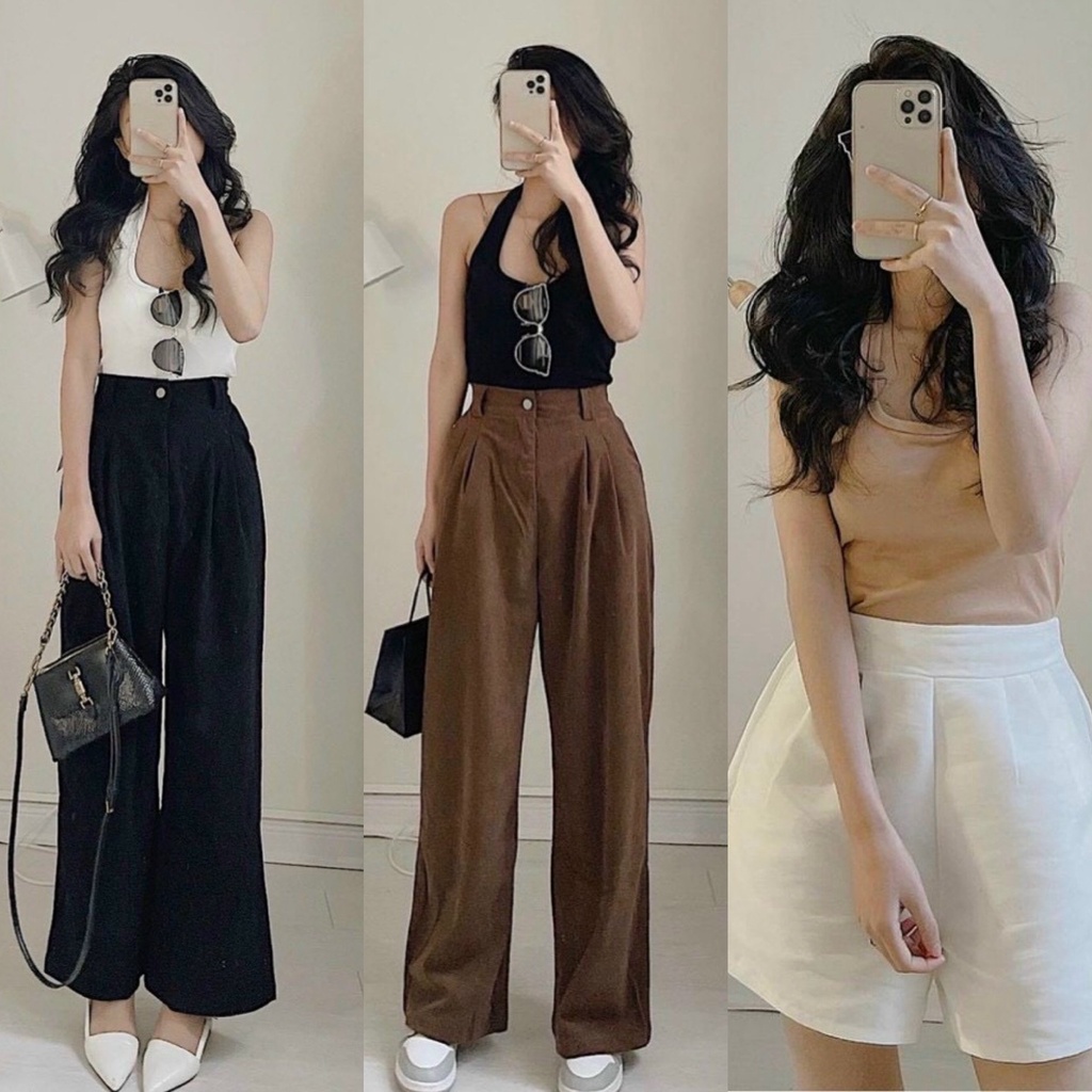 ÁO CROPTOP CỔ YẾM