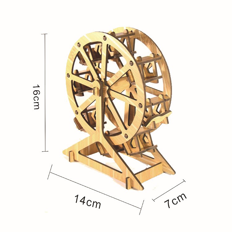 Đồ chơi lắp ráp gỗ 3D Mô hình Bánh xe Ferris