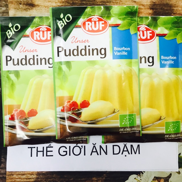 Bột Làm Pudding Hữu Cơ RUF 40g