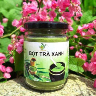 Dungtran Bột trà xanh đắp mặt nguyên chất 100% từ Đà Lạt