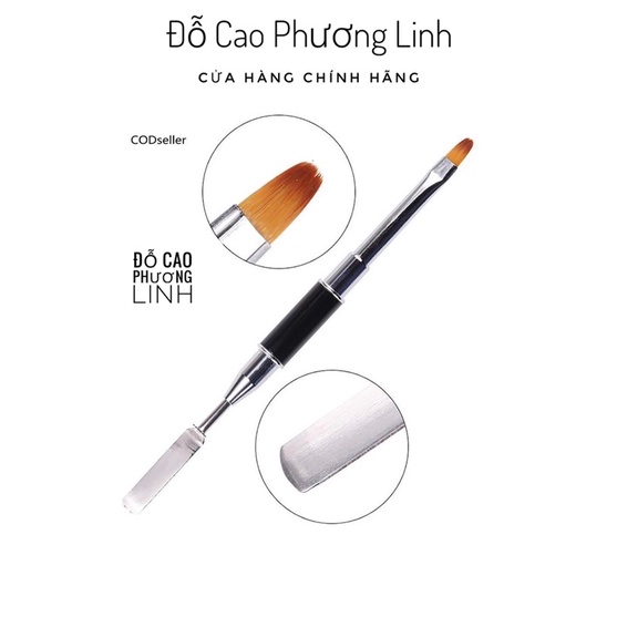 Cọ Đắp Gel 2 Đầu - Làm Gel Gôm