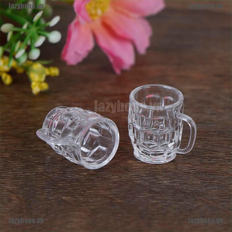 Bộ 2 Ly Rượu Nhỏ Tỉ Lệ 1 / 12 Trang Trí Nhà Búp Bê