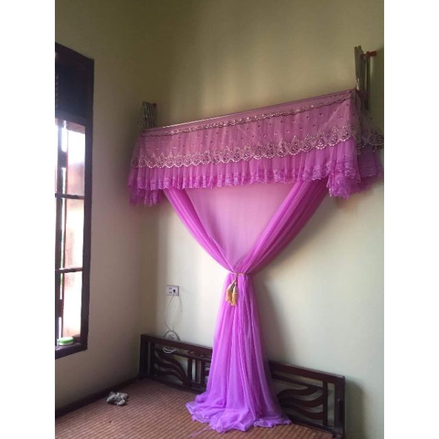 Màn khung xếp mùng gấp gọn (kèm theo khung inox)