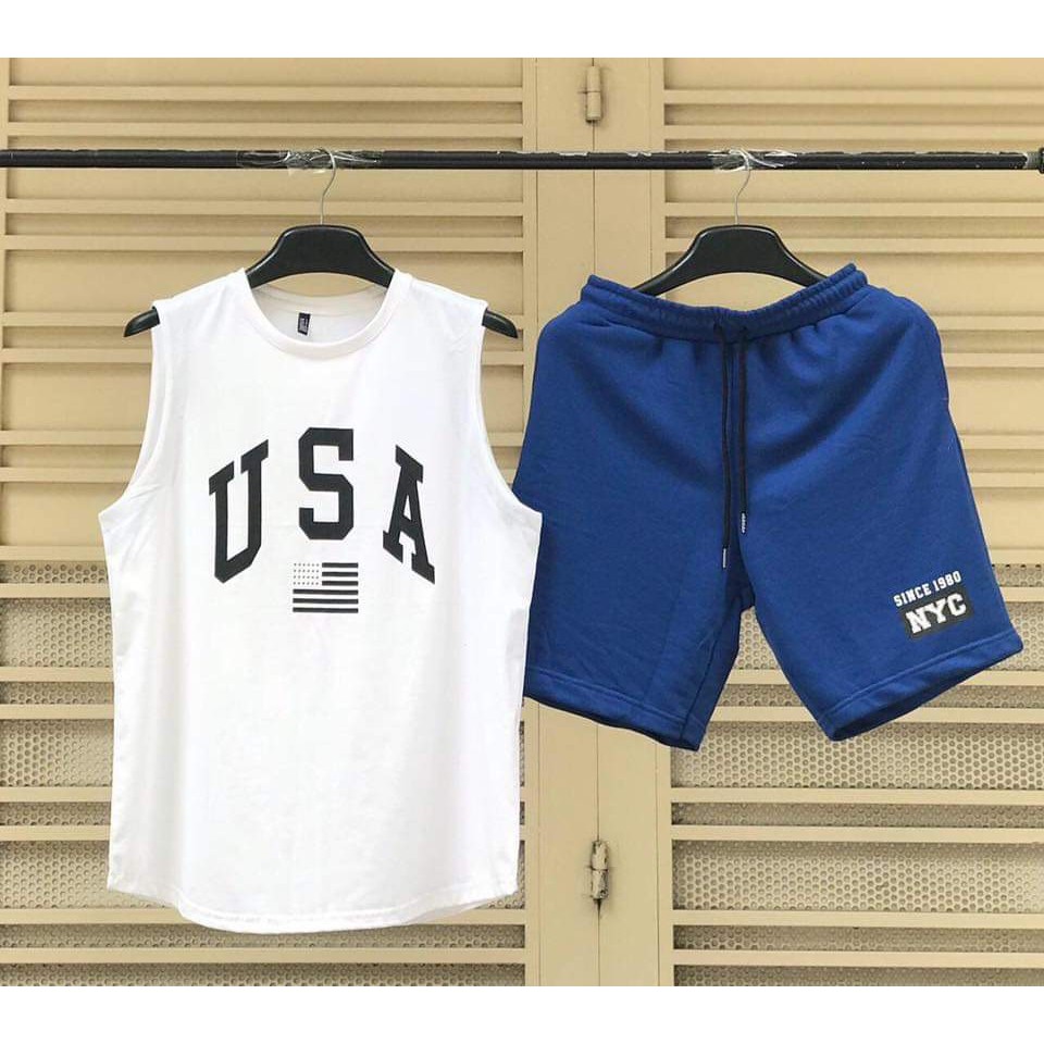 SET ĐỒ BỘ THỂ THAO NAM 3 LỖ CHẤT THUN LẠNH CAO CẤP- SIÊU PHẨM MẶC NHÀ, DẠO PHỐ, GYM CỰC ĐẸP. TP682