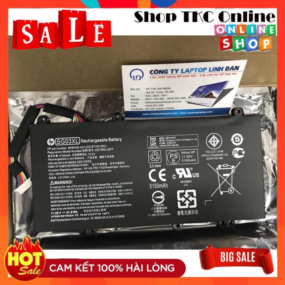 ⚡ Pin  HP ENVY M7U M7-U M7-U009DX SG03XL Battery
