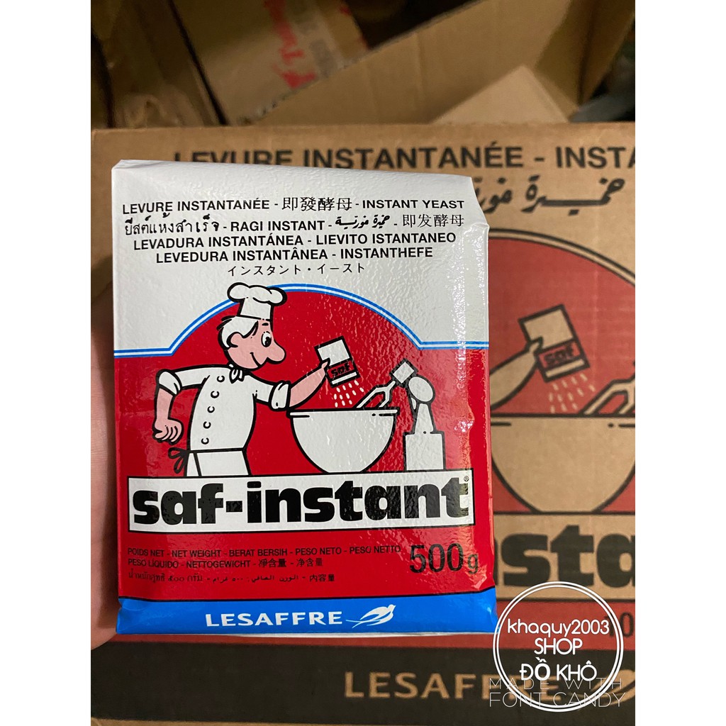 Men khô đầu bếp Saf-instant 500gr