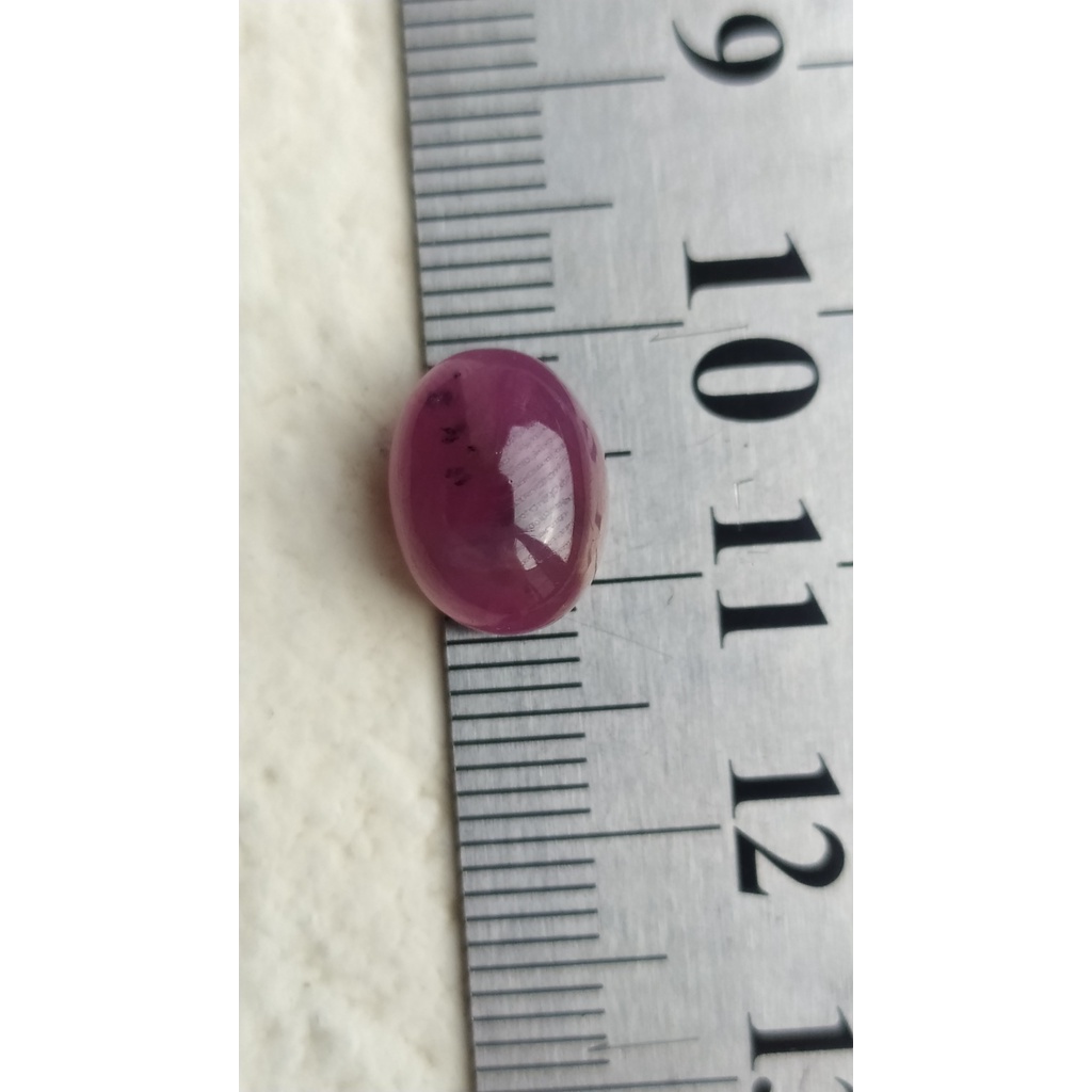 026 - Đá ruby màu mận tím lục yên - Yên Bái