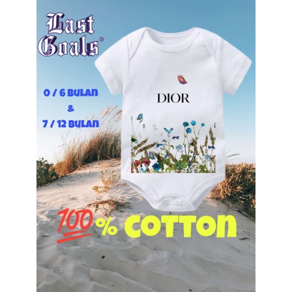Dior Bộ Áo Liền Quần / Jumpsuit Xinh Xắn Thời Trang Cho Bé 0 1 2 3 4 5 6 7 8 9 10 11 12 Tháng / 1 Tuổi / bodysuit / bodysuit / 11 Tháng / Bé Gái Bộ Đồ bodysuit / Quần Áo Bé Trai / Bé Gái