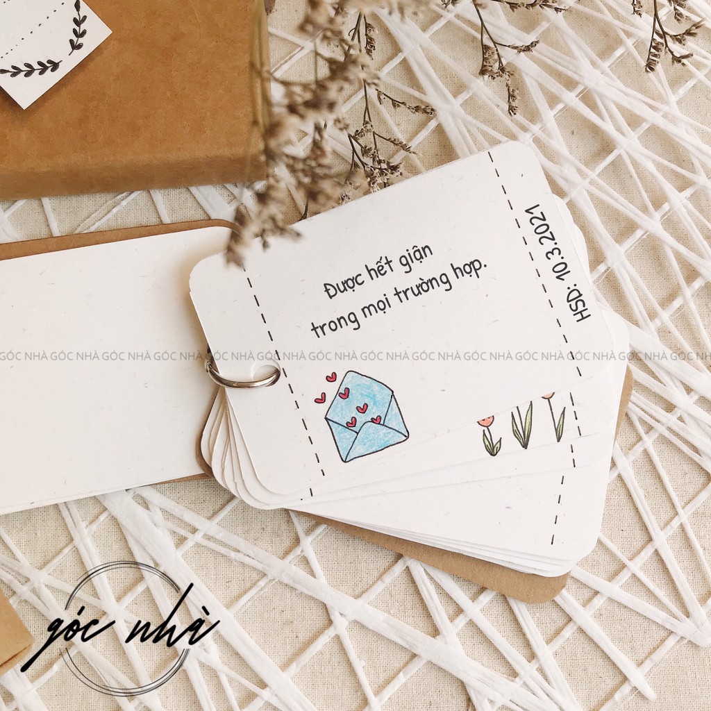 Love coupon phiếu tặng tình yêu có kèm hộp quà tặng dành cho cặp đôi dịp kỷ niệm anniversary valentine Góc Nhà gocnha