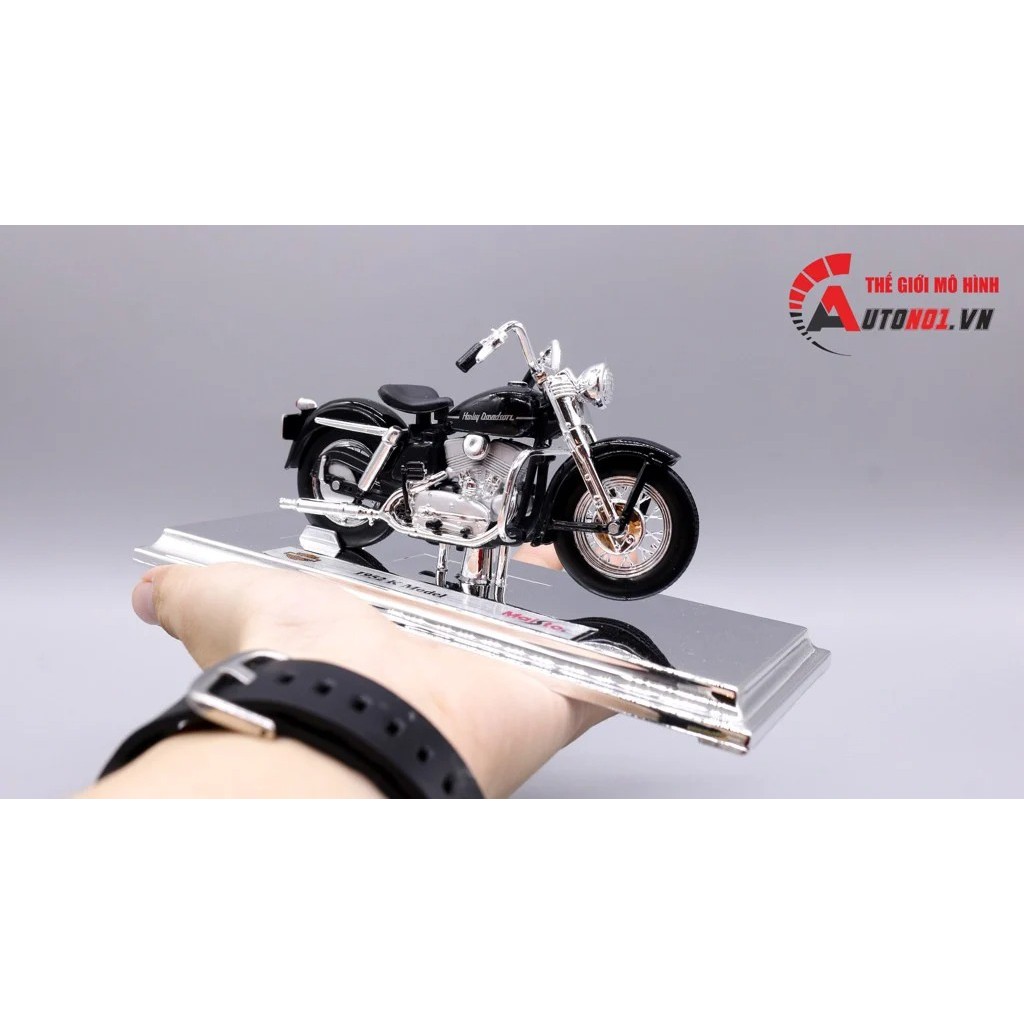 MÔ HÌNH HARLEY DAVIDSON 1952 K MODEL 1:18 MAISTO 3607