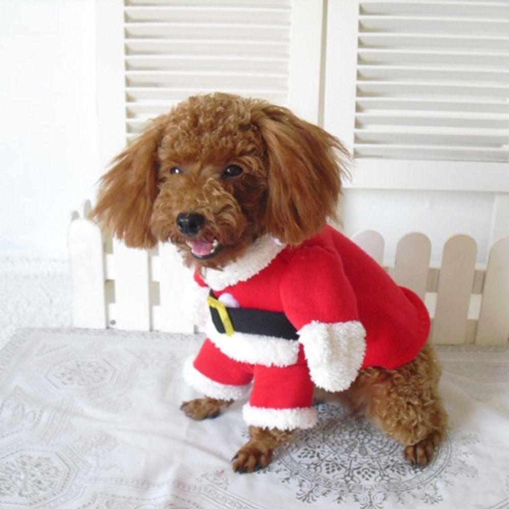 Áo Hoodie Hóa Trang Ông Già Noel Cho Thú Cưng