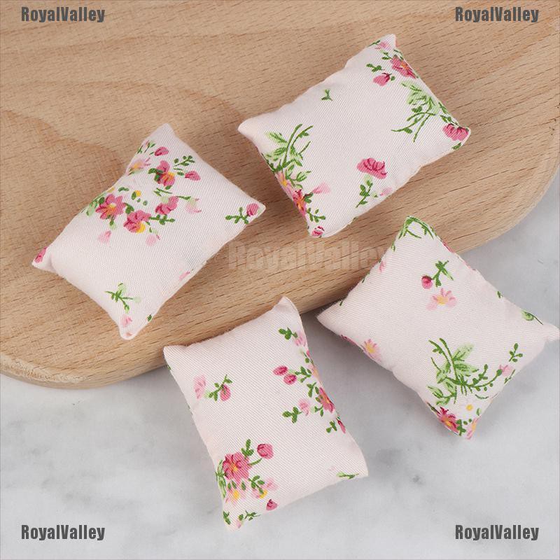 Set 3 Đệm Lót Ghế Sofa Tỉ Lệ 1: 12 Trang Trí Nhà Búp Bê