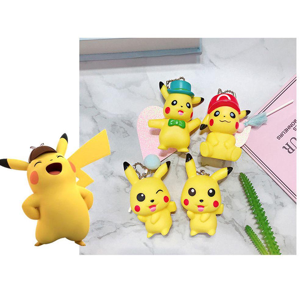 Móc Khóa Hình Pikachu Hoạt Hình Dễ Thương