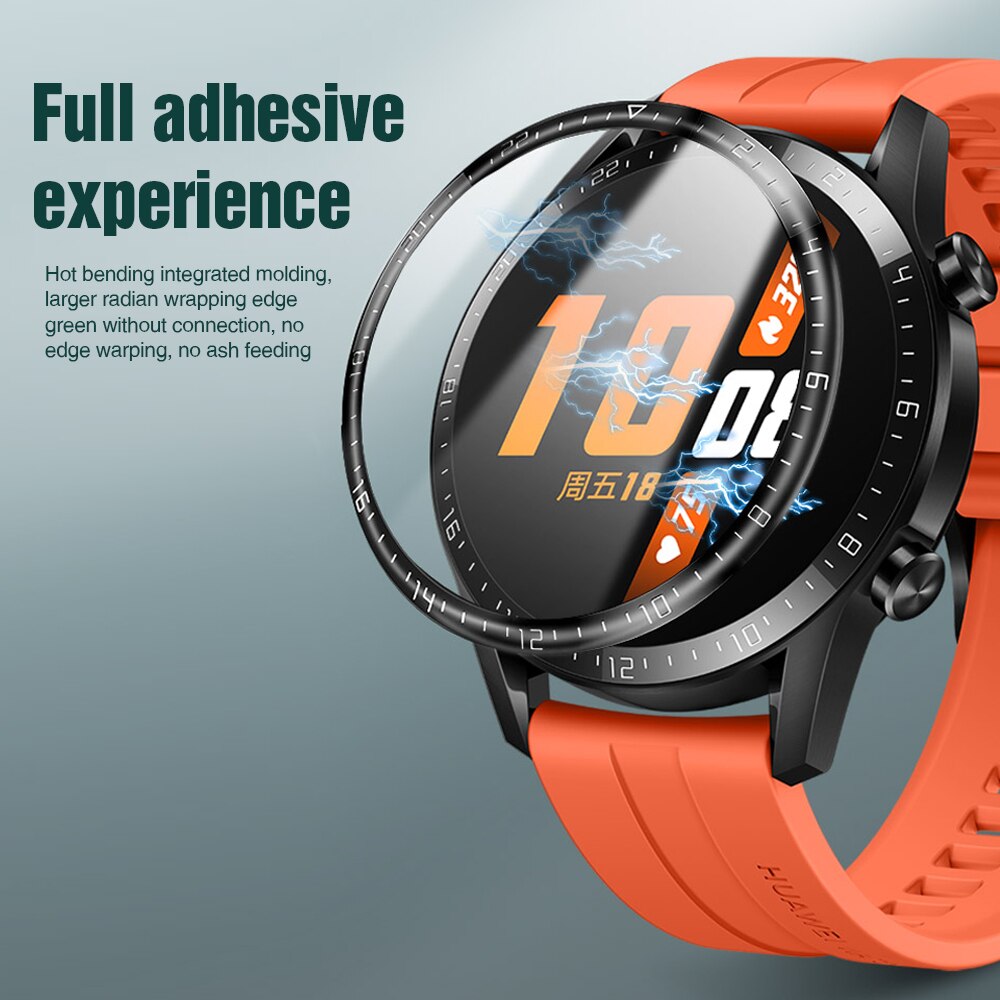 Miếng bảo vệ toàn màn hình cong 3D dẻo tổng hợp dành cho đồng hồ HUAWEI WATCH GT2E GT 2 46mm 42mm