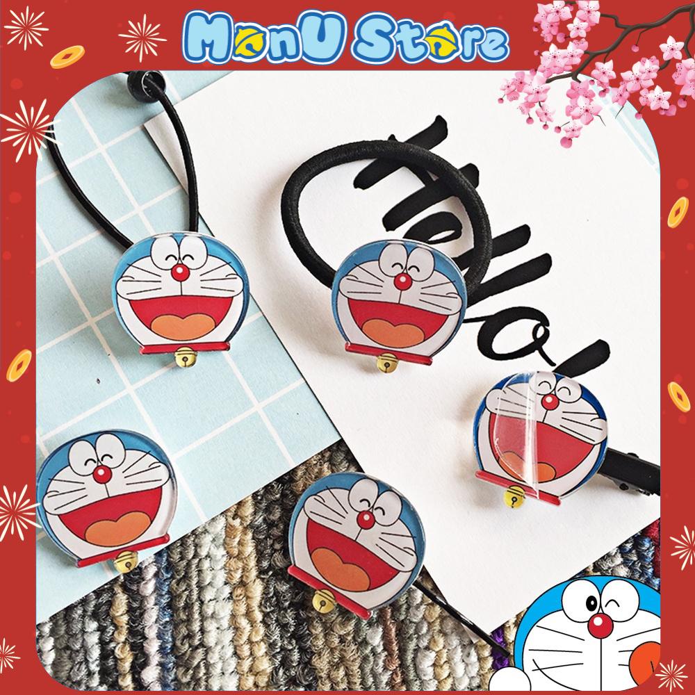 Phụ kiện DORAEMON DOREMON dễ thương cute (dây cột tóc, kẹp tóc, huy hiệu....) MON0163